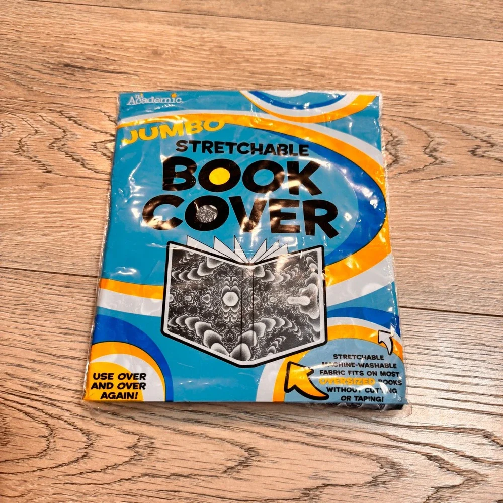 Academic Jumbo Stretchable Book Cover Fits Oversized Books Use‎ Over Again